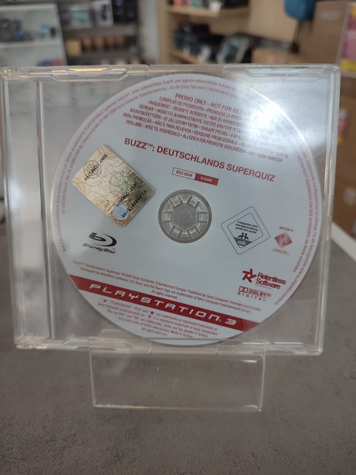VIDEOGAME-USATO-PS3-BUZZ:-DEUTSCHLANDS-SUPERQUIZ-PROMOTIONAL-COPY